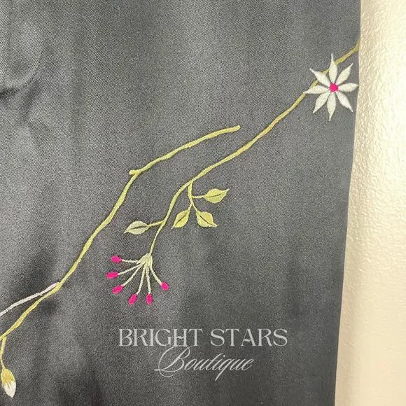 Rare Embroidered Cropped Pants ALT ASO Rachel Green Friends & Monica ALT - Picture 7 of 7